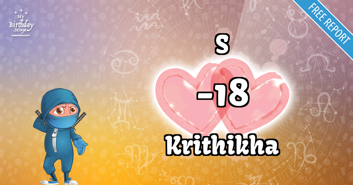 S and Krithikha Love Match Score
