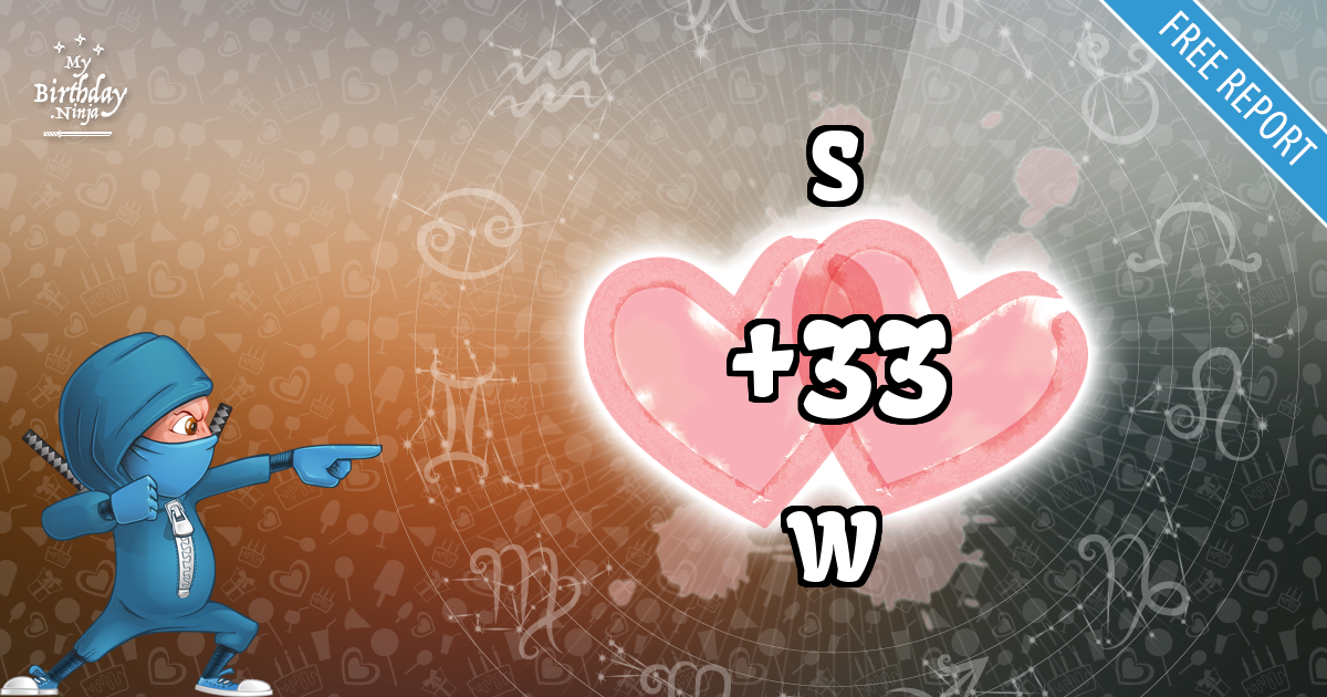 S and W Love Match Score