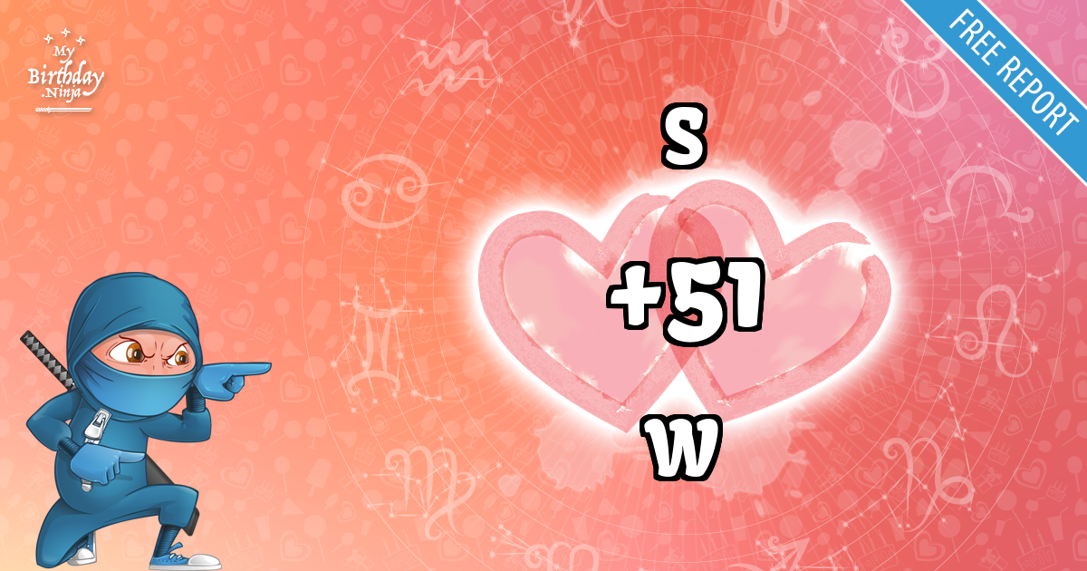 S and W Love Match Score