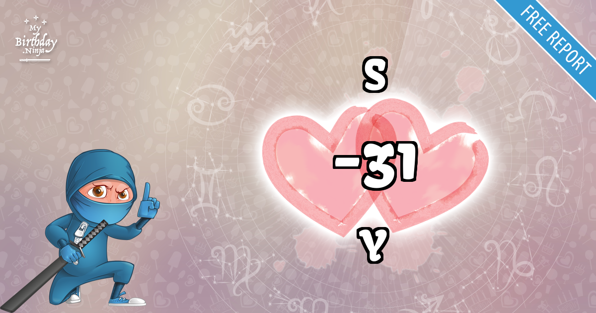 S and Y Love Match Score