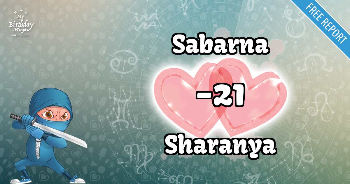 Sabarna and Sharanya Love Match Score