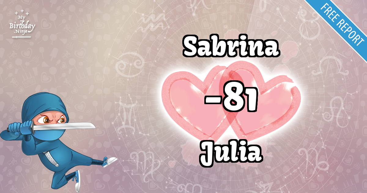Sabrina and Julia Love Match Score