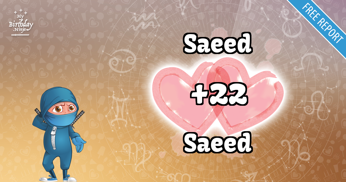 Saeed and Saeed Love Match Score