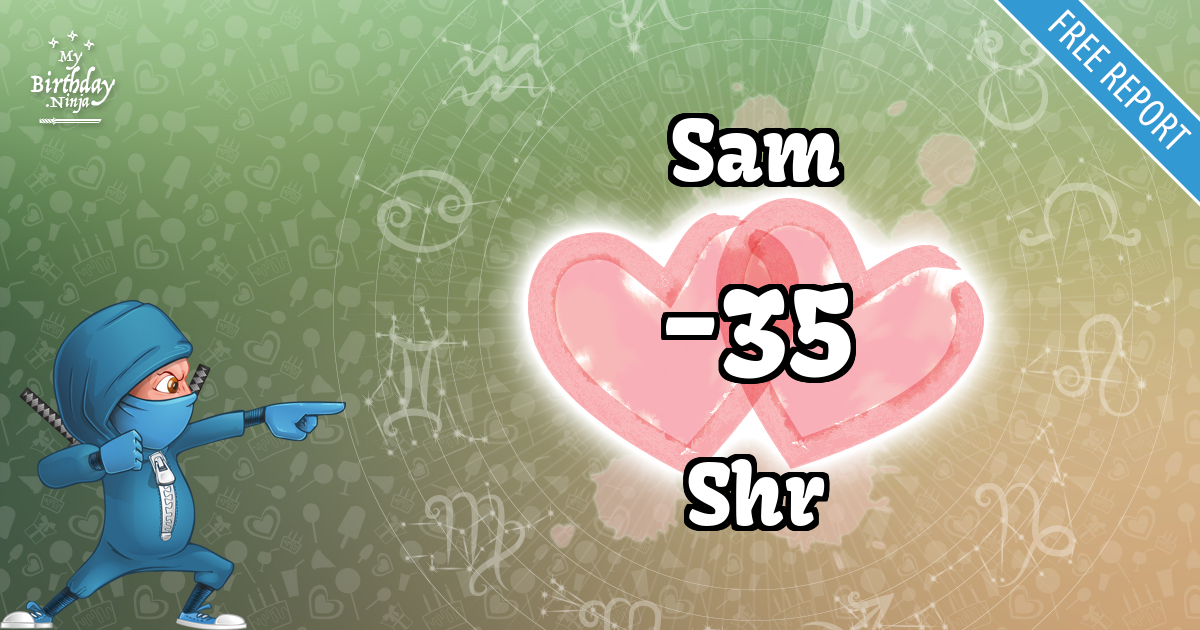 Sam and Shr Love Match Score