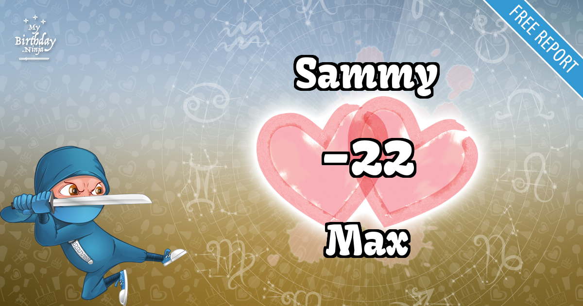 Sammy and Max Love Match Score