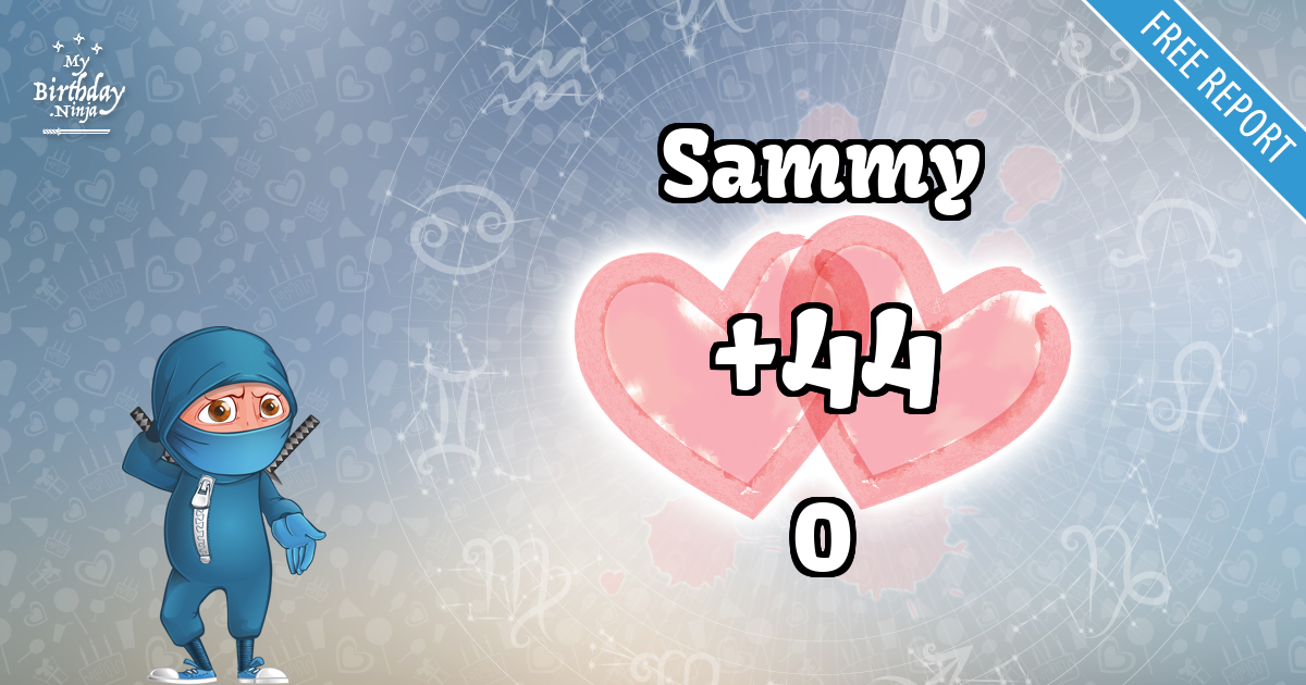 Sammy and O Love Match Score