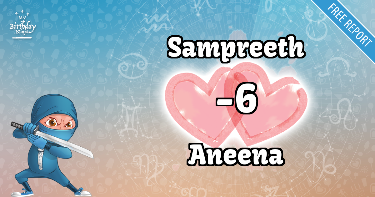 Sampreeth and Aneena Love Match Score