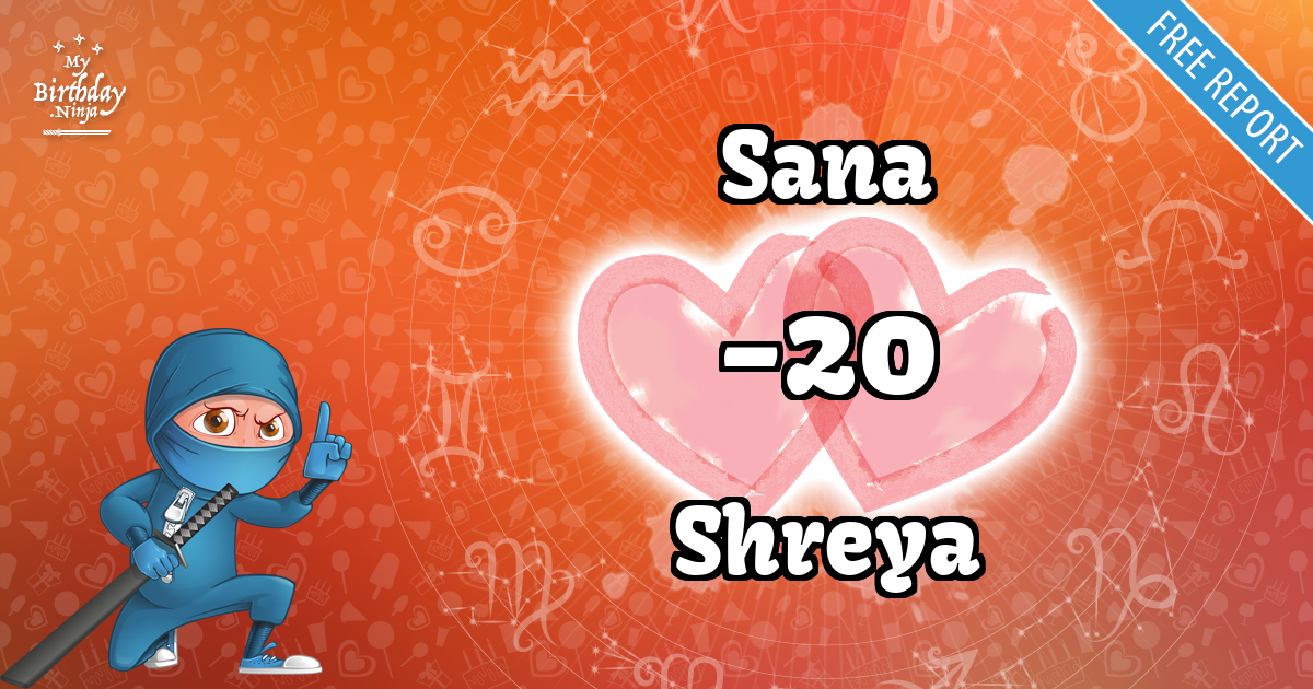 Sana and Shreya Love Match Score