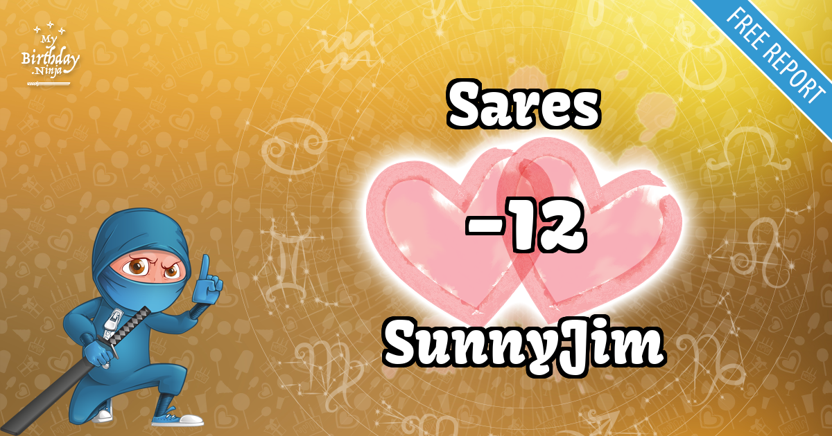 Sares and SunnyJim Love Match Score