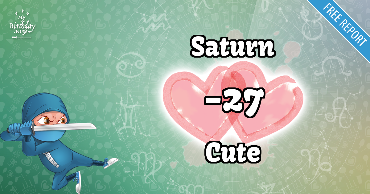 Saturn and Cute Love Match Score