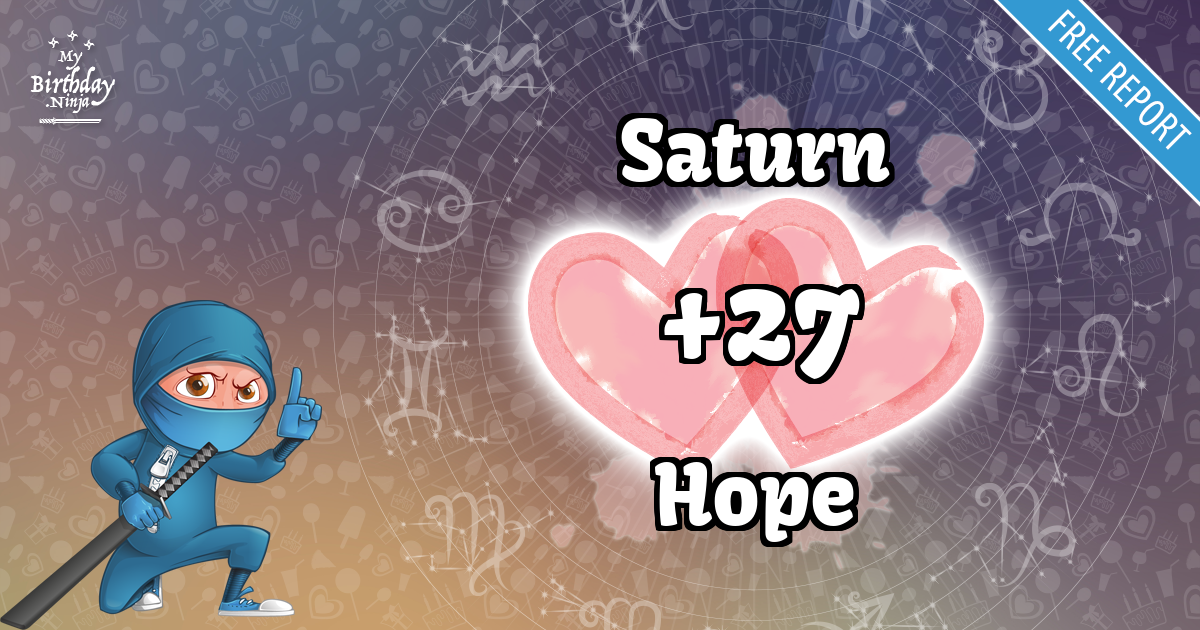 Saturn and Hope Love Match Score