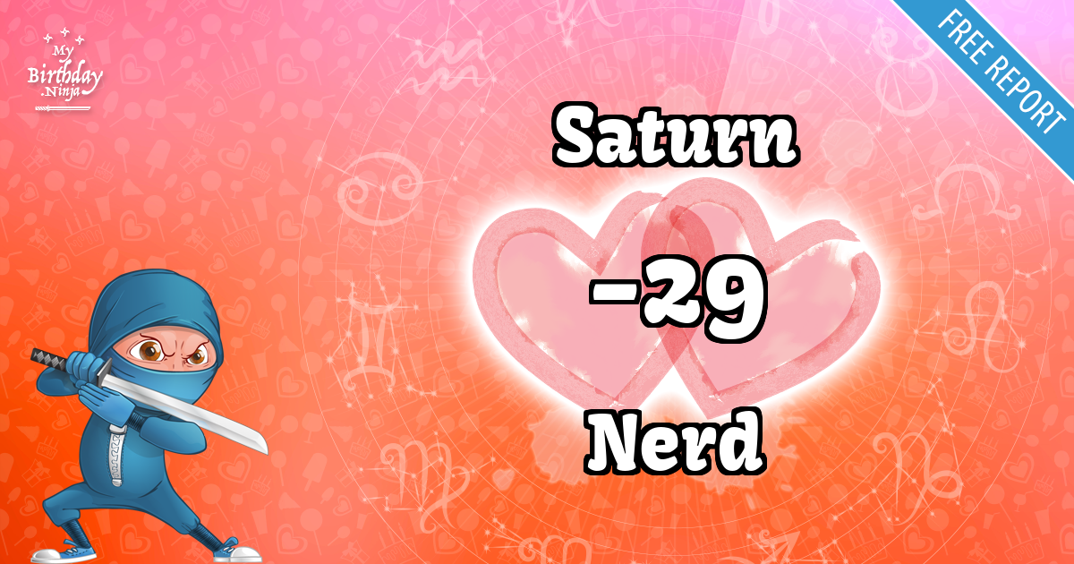 Saturn and Nerd Love Match Score