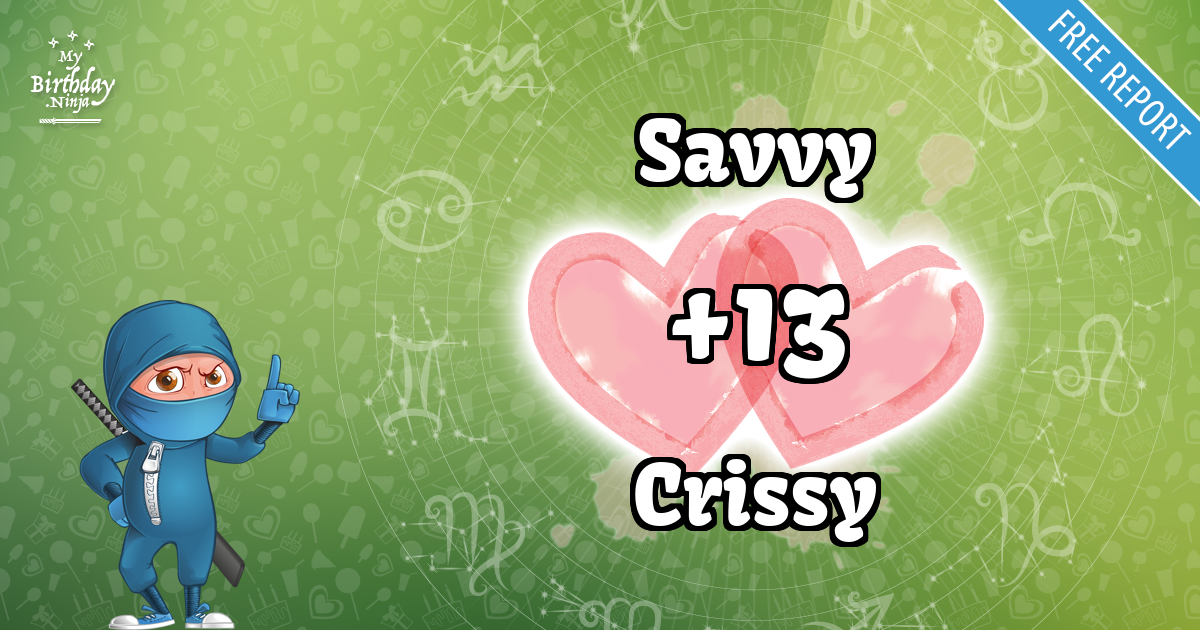 Savvy and Crissy Love Match Score