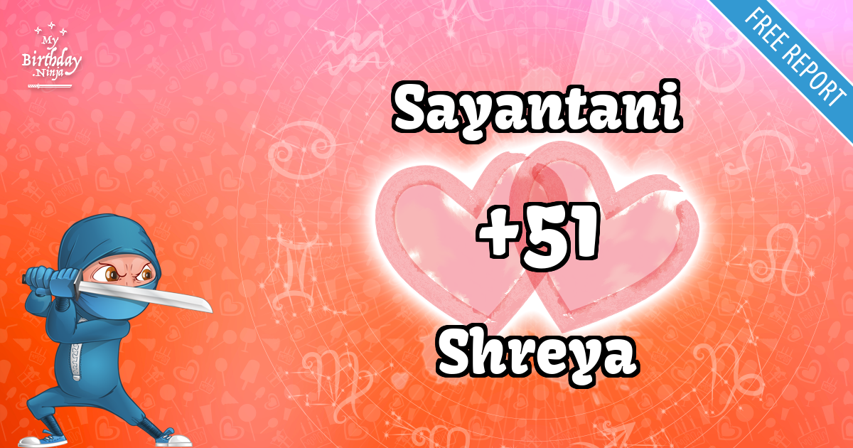 Sayantani and Shreya Love Match Score