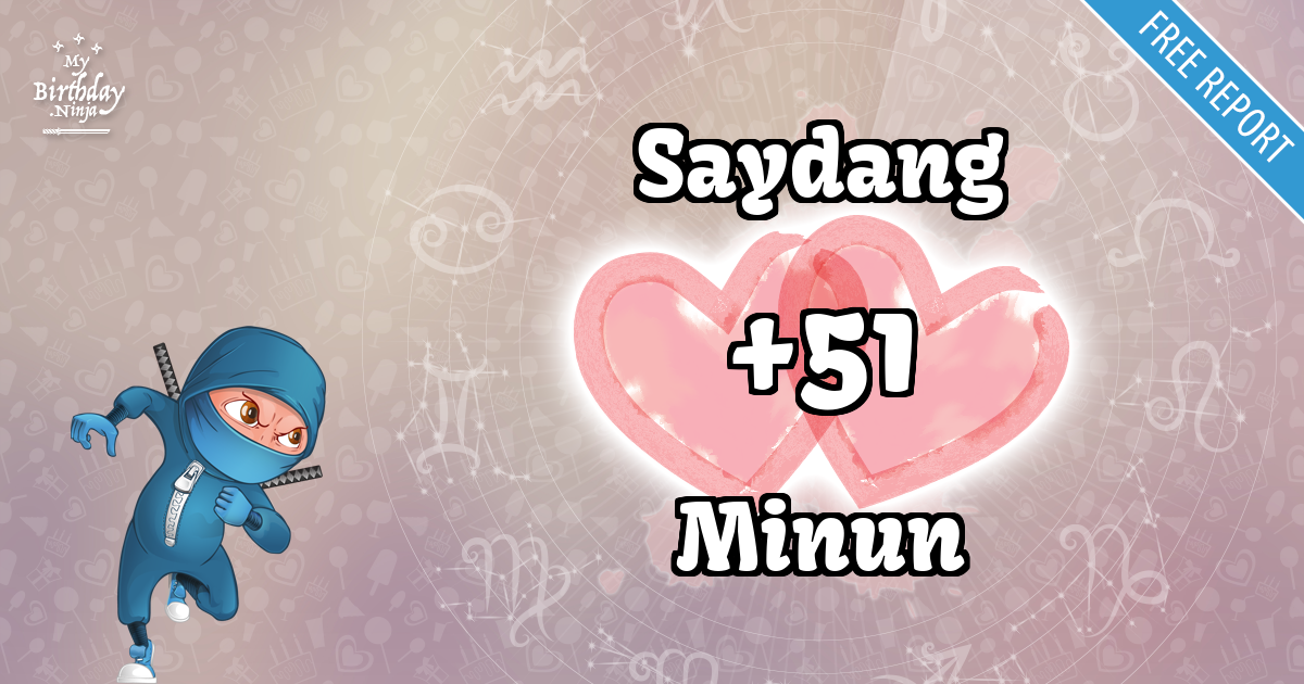 Saydang and Minun Love Match Score