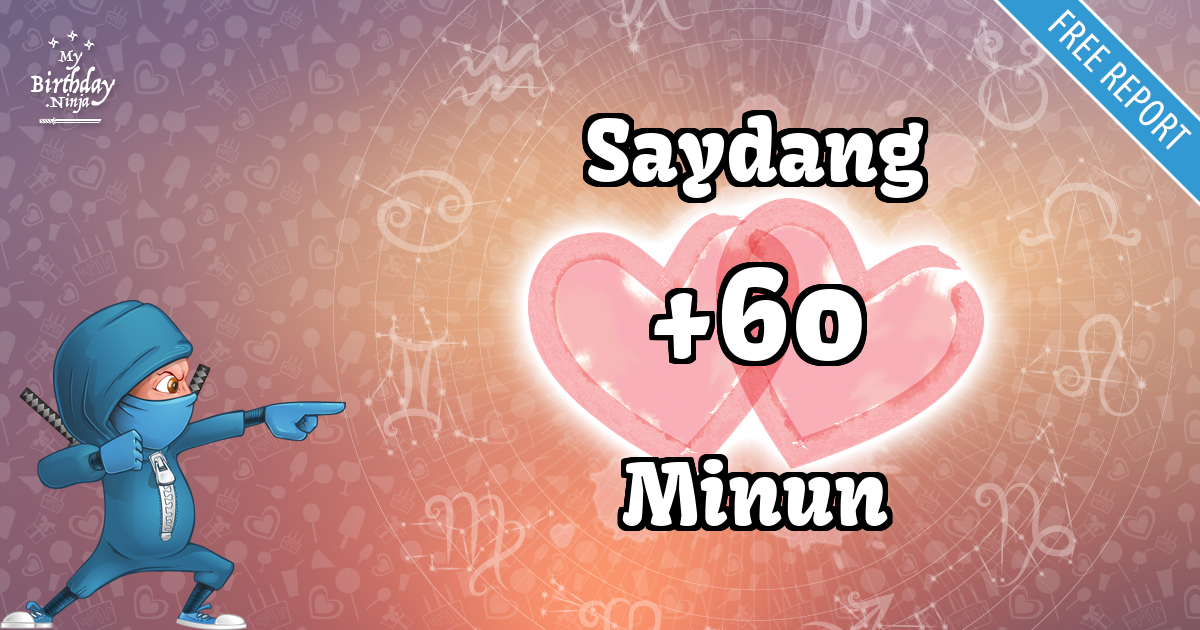 Saydang and Minun Love Match Score