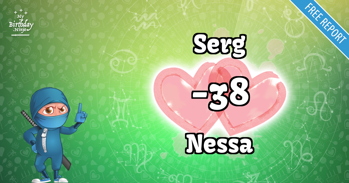 Serg and Nessa Love Match Score