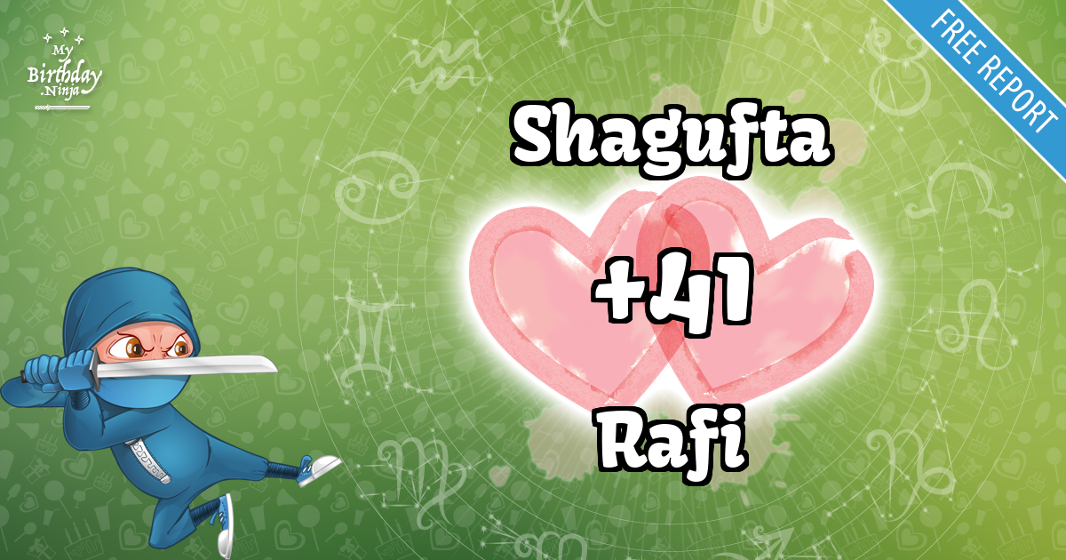 Shagufta and Rafi Love Match Score