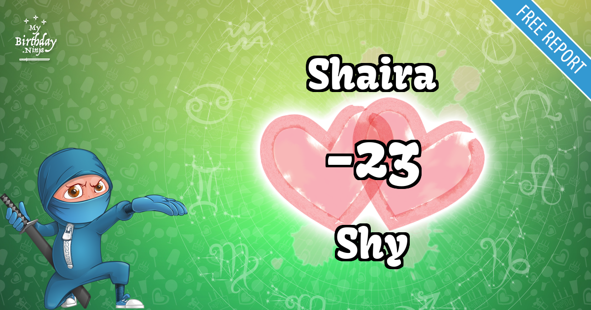 Shaira and Shy Love Match Score