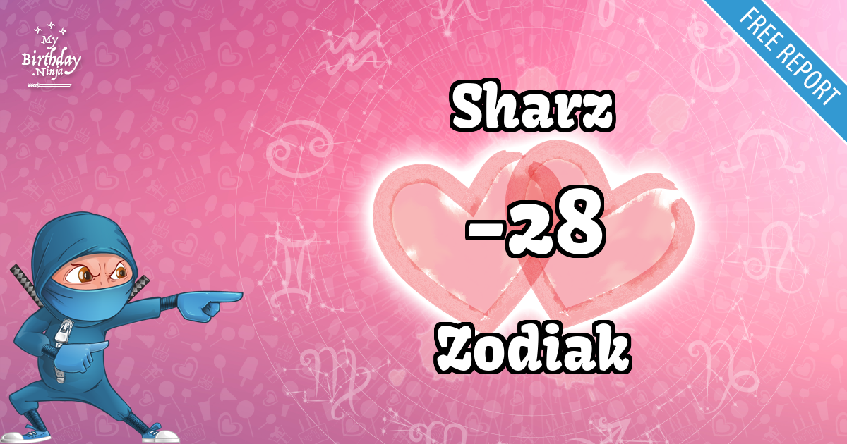 Sharz and Zodiak Love Match Score