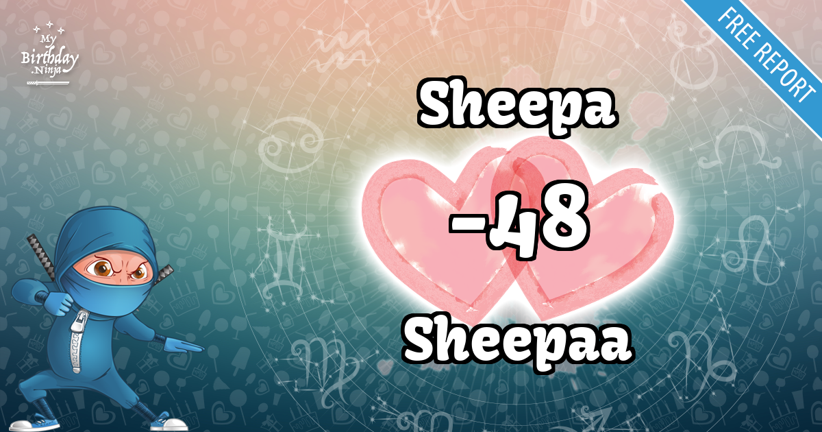 Sheepa and Sheepaa Love Match Score