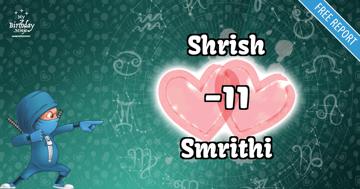 Shrish and Smrithi Love Match Score