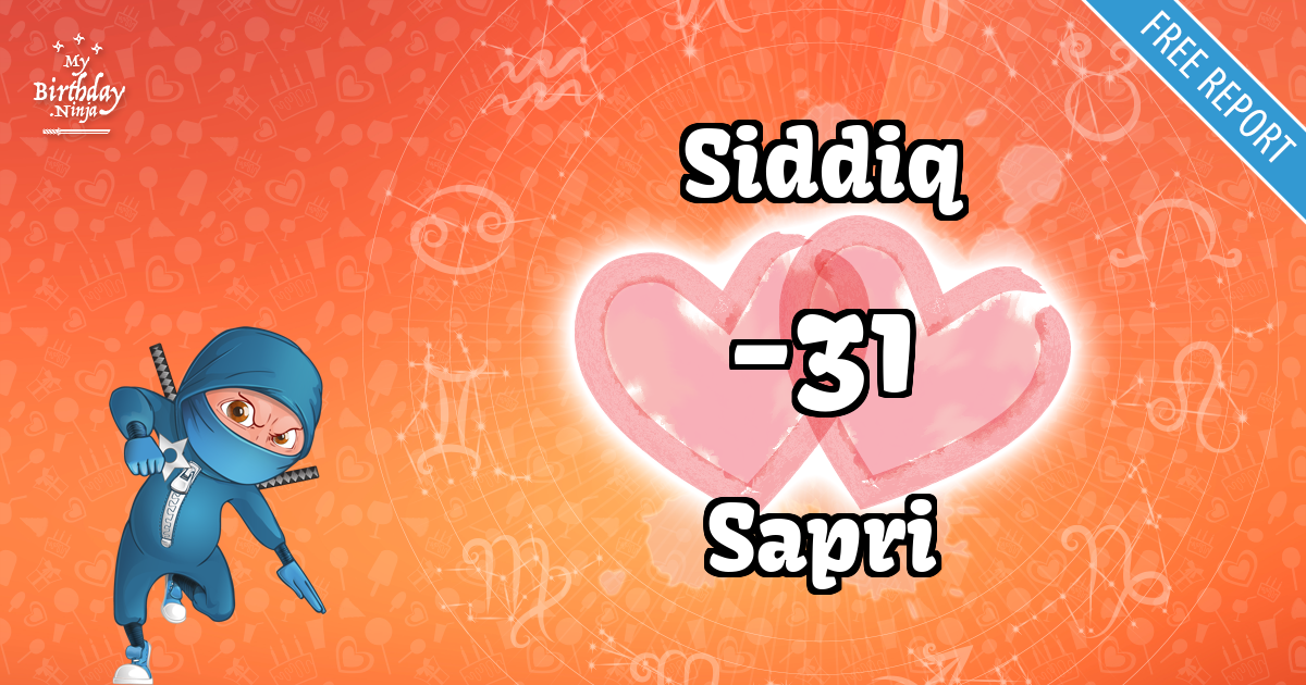 Siddiq and Sapri Love Match Score