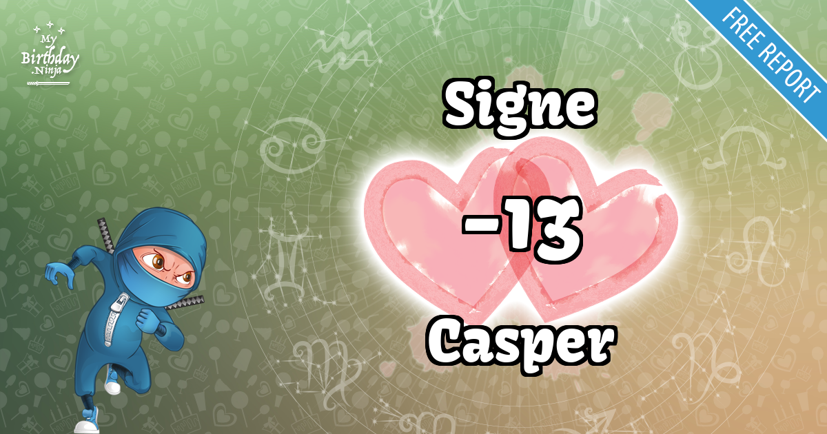 Signe and Casper Love Match Score