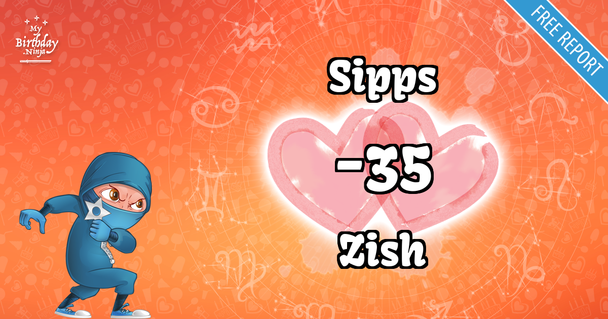 Sipps and Zish Love Match Score