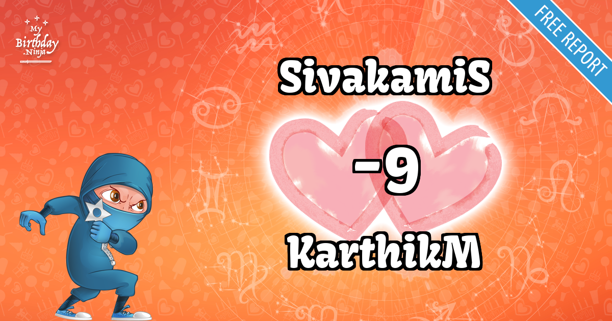 SivakamiS and KarthikM Love Match Score