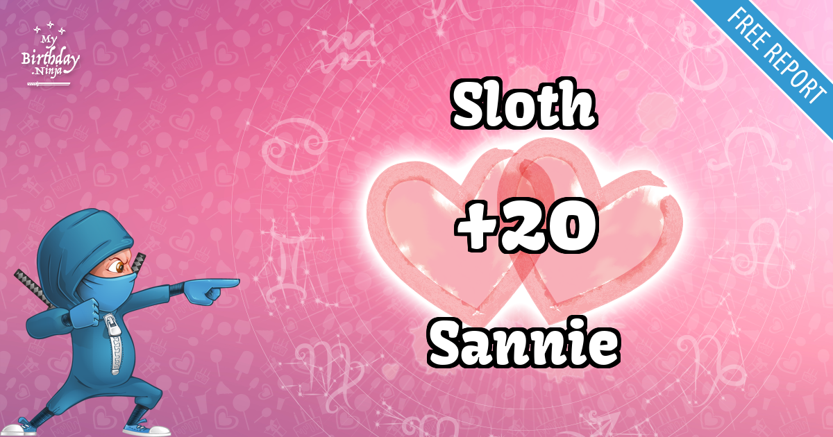 Sloth and Sannie Love Match Score