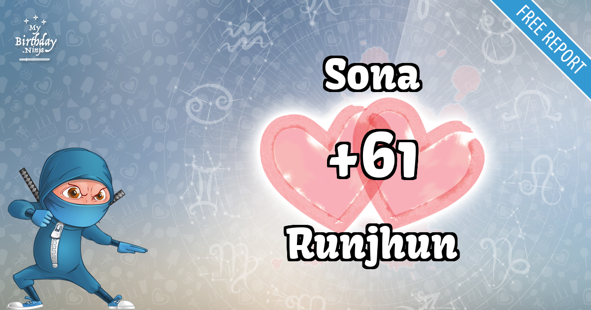 Sona and Runjhun Love Match Score