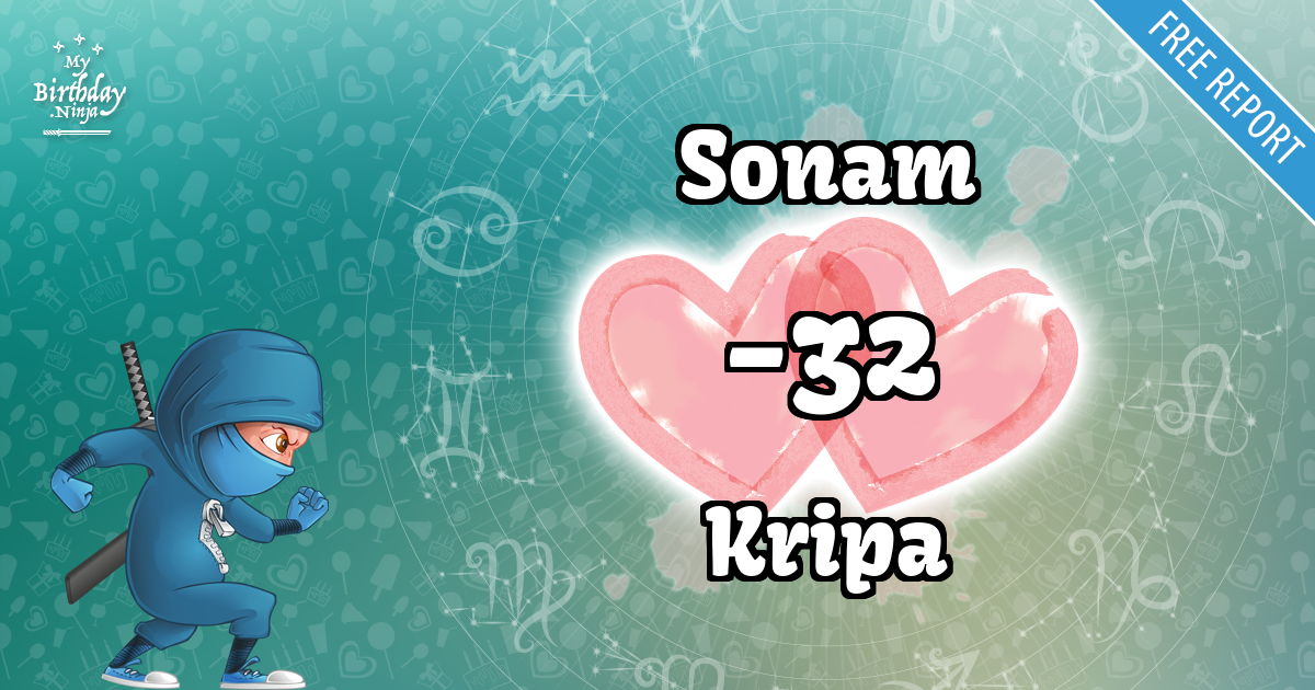 Sonam and Kripa Love Match Score
