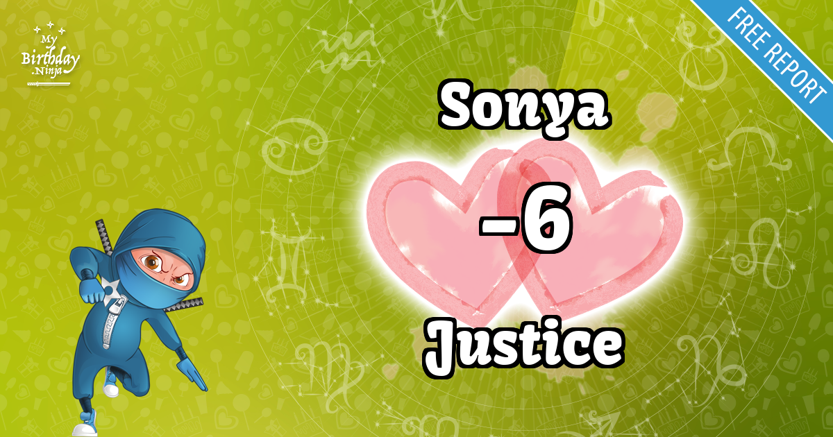 Sonya and Justice Love Match Score