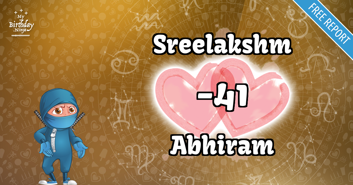 Sreelakshm and Abhiram Love Match Score