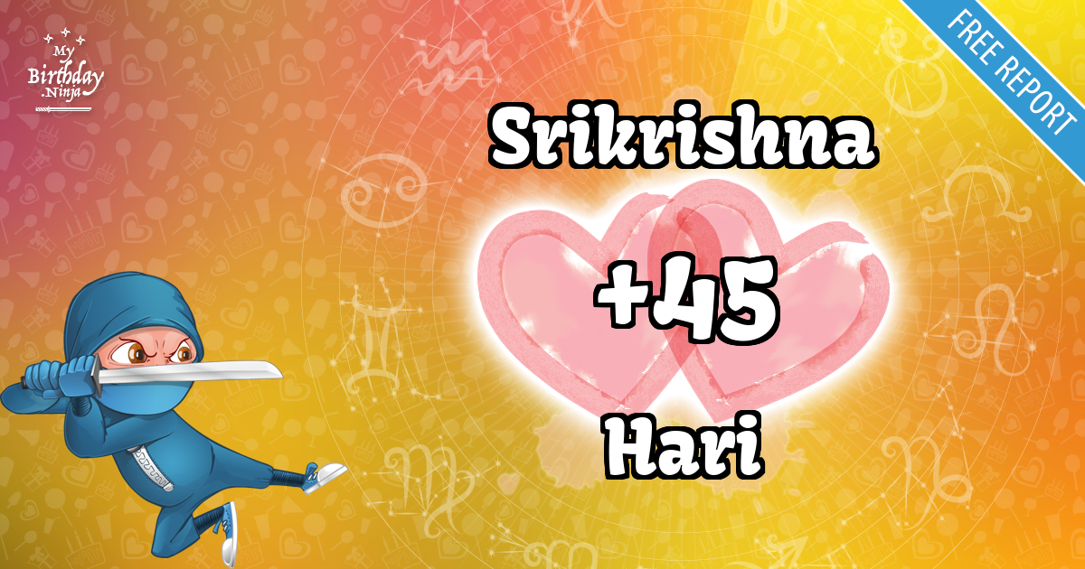 Srikrishna and Hari Love Match Score