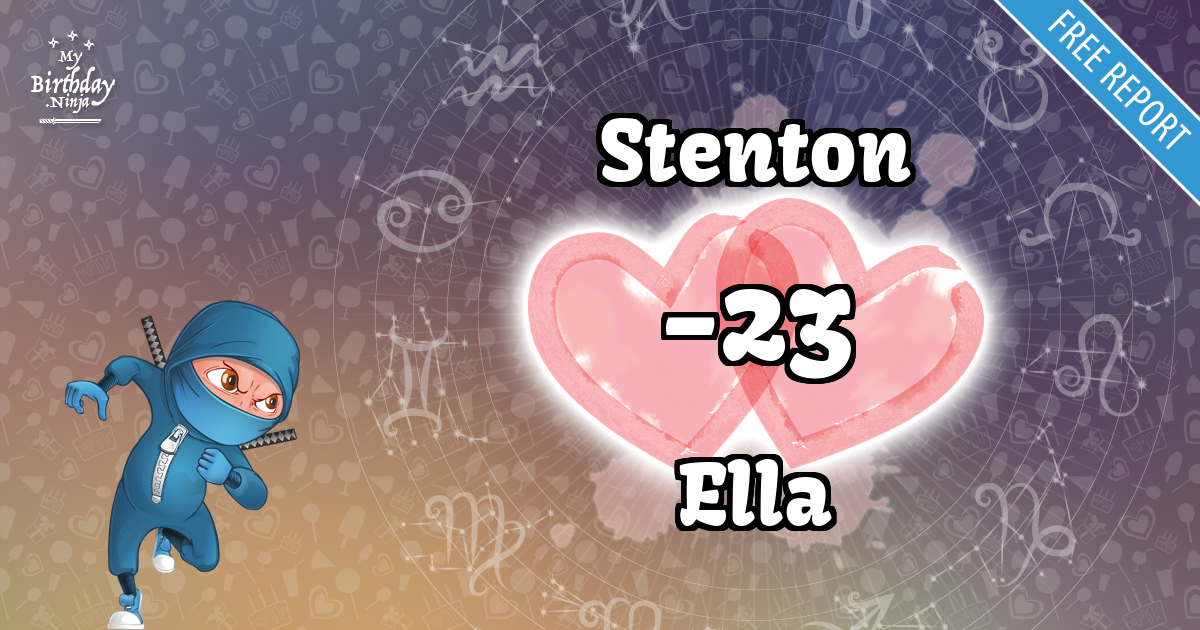 Stenton and Ella Love Match Score