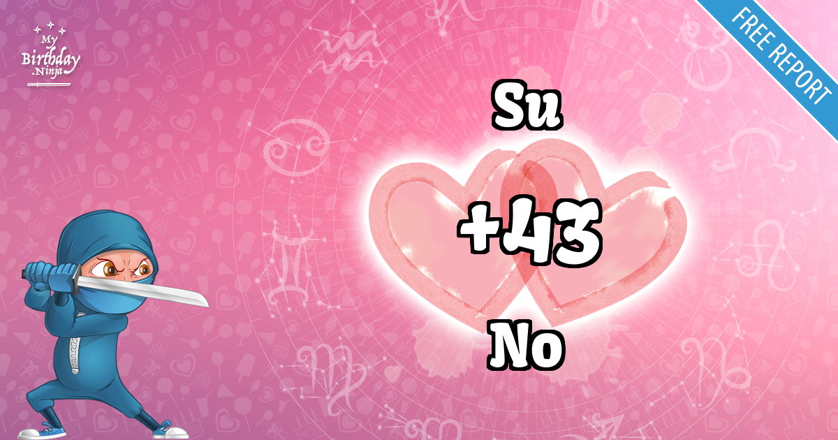 Su and No Love Match Score