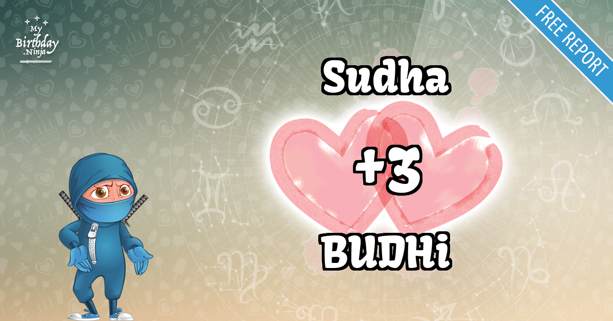 Sudha and BUDHi Love Match Score