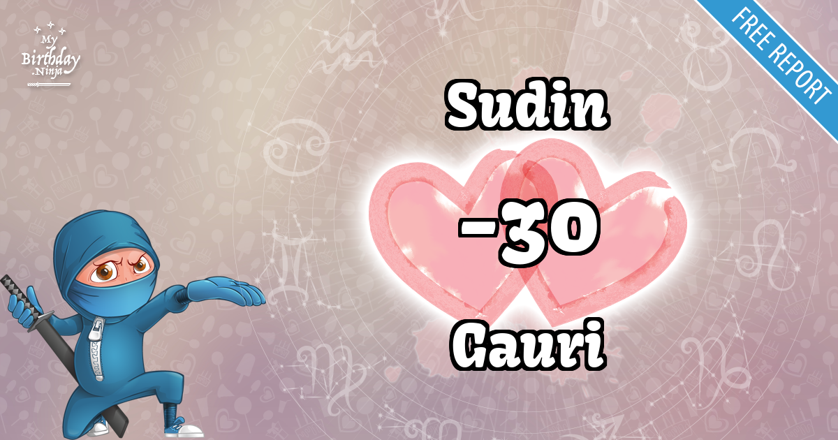 Sudin and Gauri Love Match Score