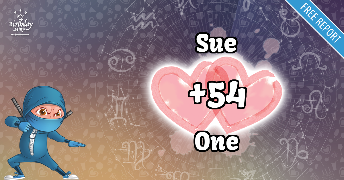 Sue and One Love Match Score