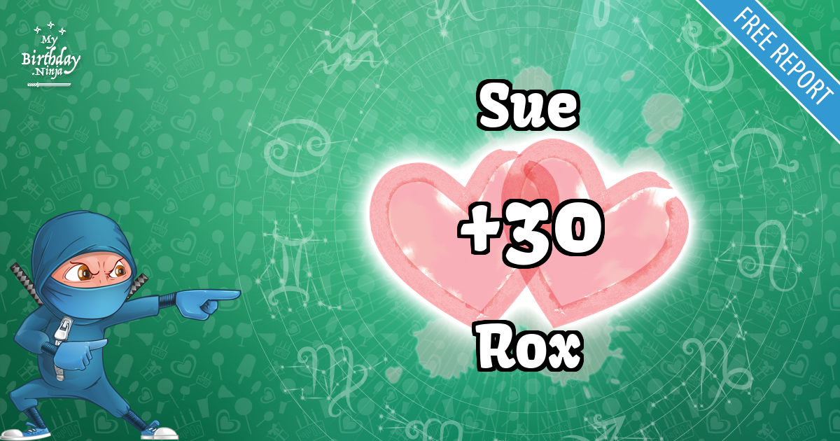 Sue and Rox Love Match Score