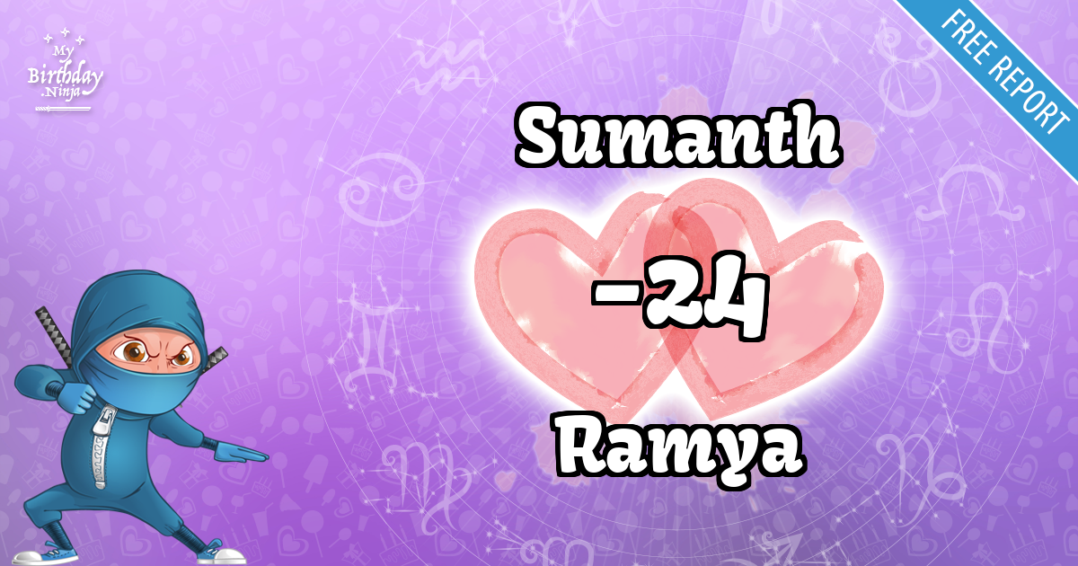 Sumanth and Ramya Love Match Score