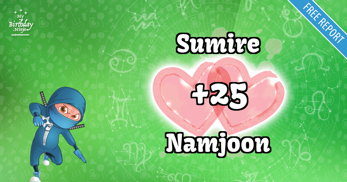Sumire and Namjoon Love Match Score