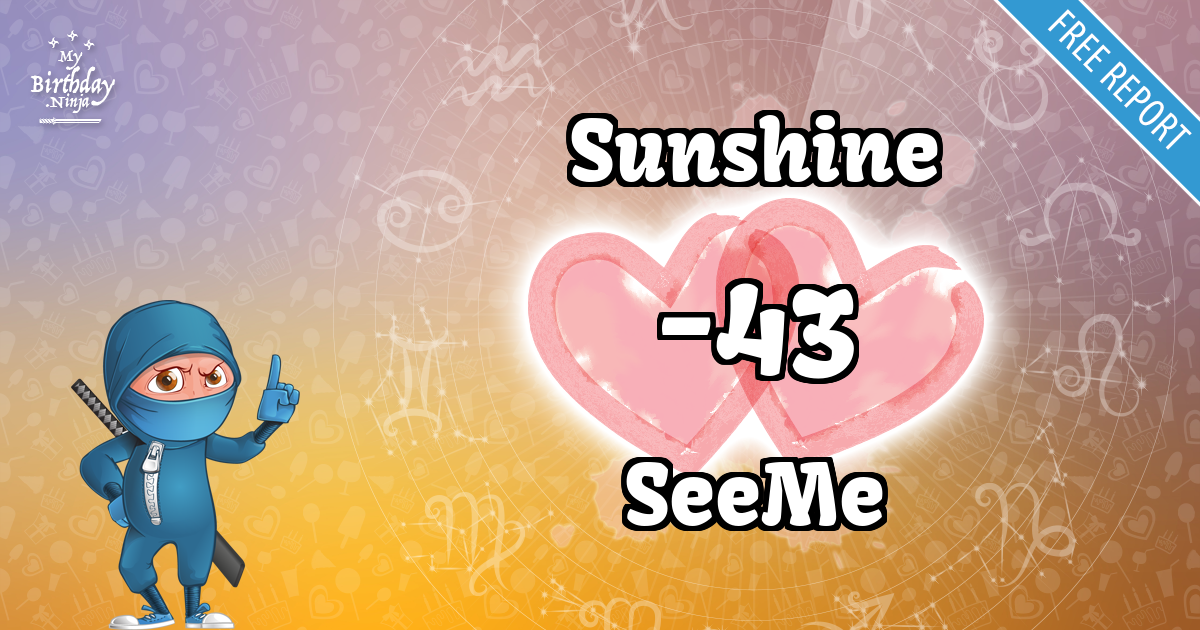 Sunshine and SeeMe Love Match Score