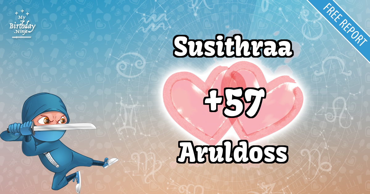 Susithraa and Aruldoss Love Match Score