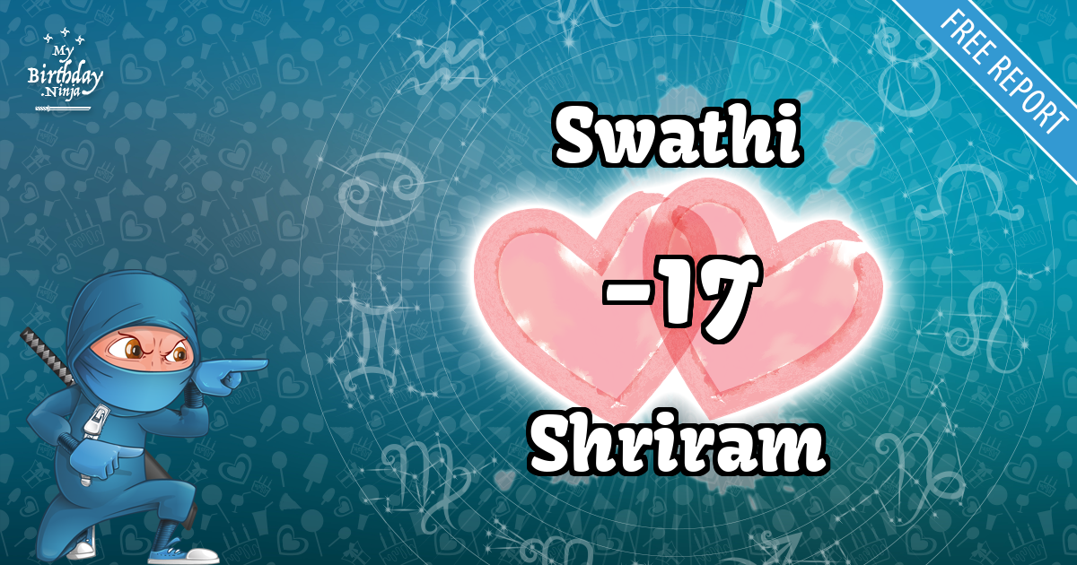 Swathi and Shriram Love Match Score