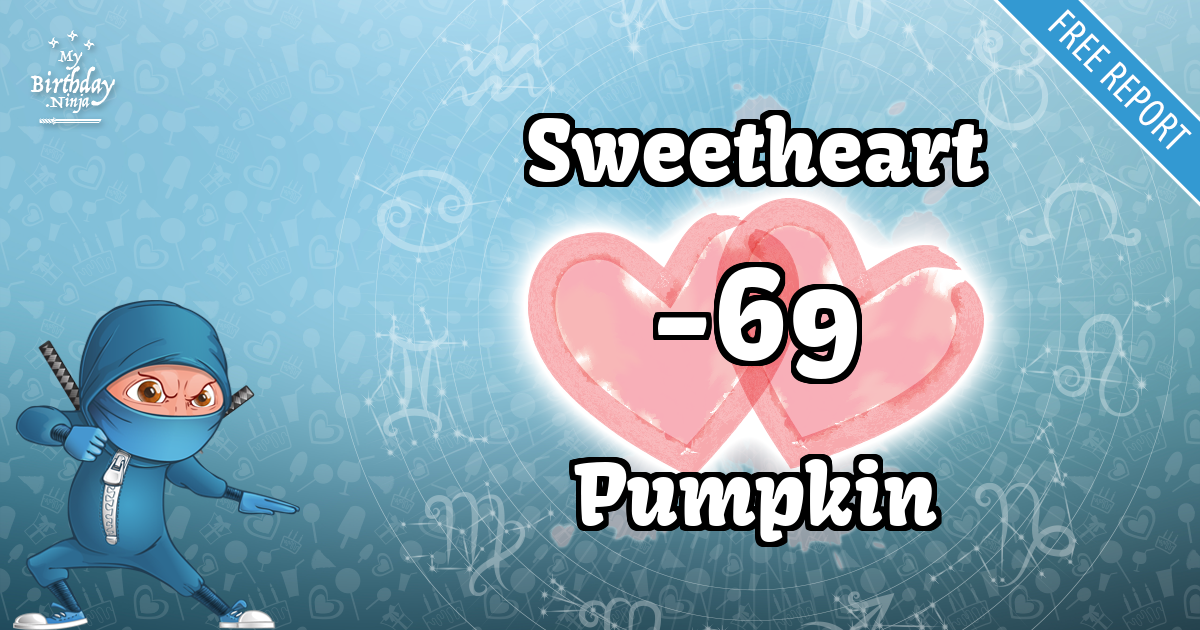 Sweetheart and Pumpkin Love Match Score