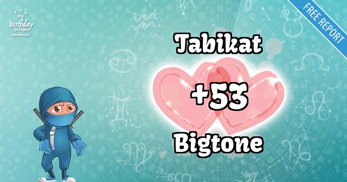 Tabikat and Bigtone Love Match Score