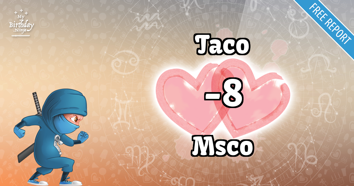 Taco and Msco Love Match Score